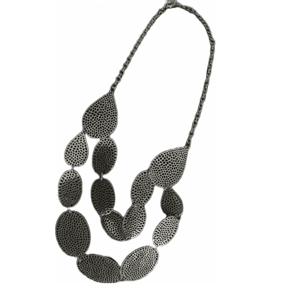 Two Tier Silver Necklace